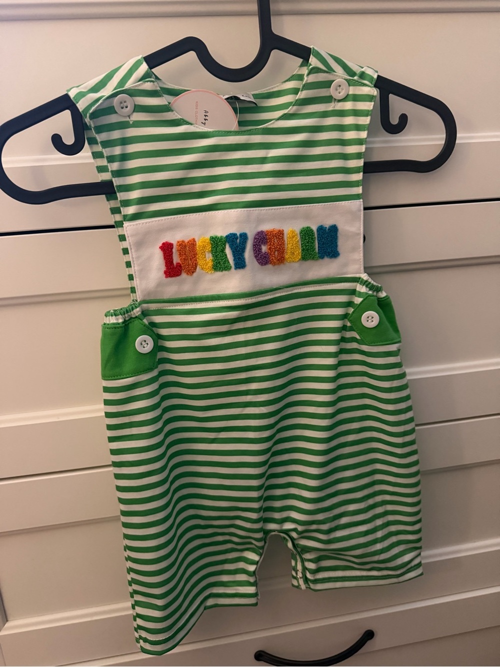 Abby & Evie ‘Lucky Charm' Romper Size 2T NWT